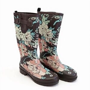 Sakroots Women’s Floral Print Rain Boots Size 6.